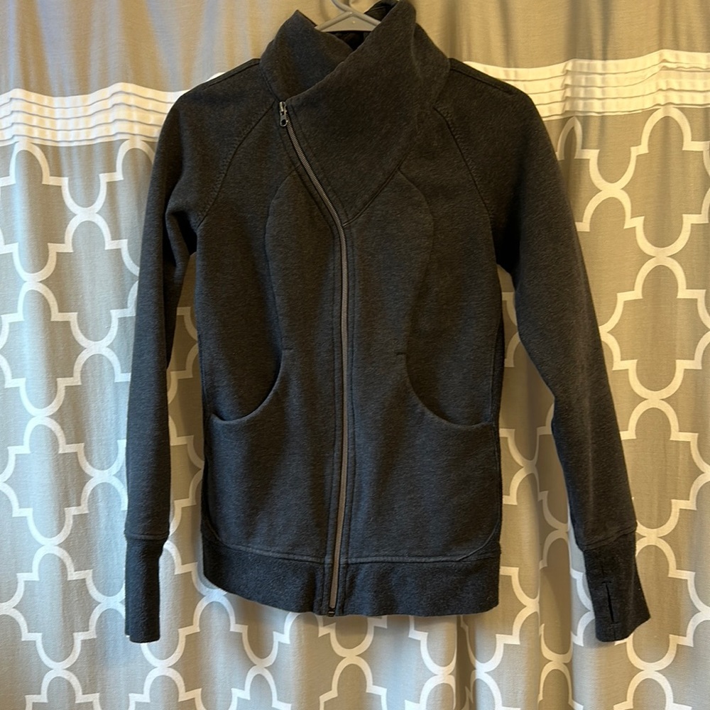 Lululemon Cozy Cuddle Up asymmetrical zip-up